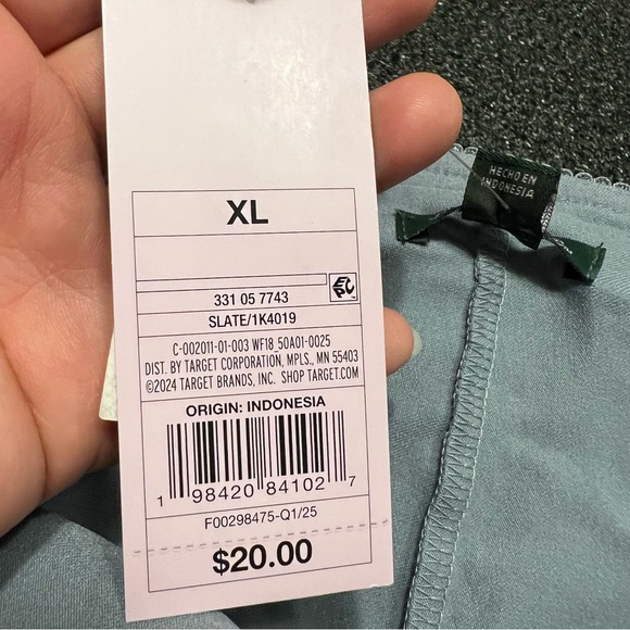 NWT Wild Fable High Rise A- Line Slate Gray Skort- XL - Picture 7 of 10